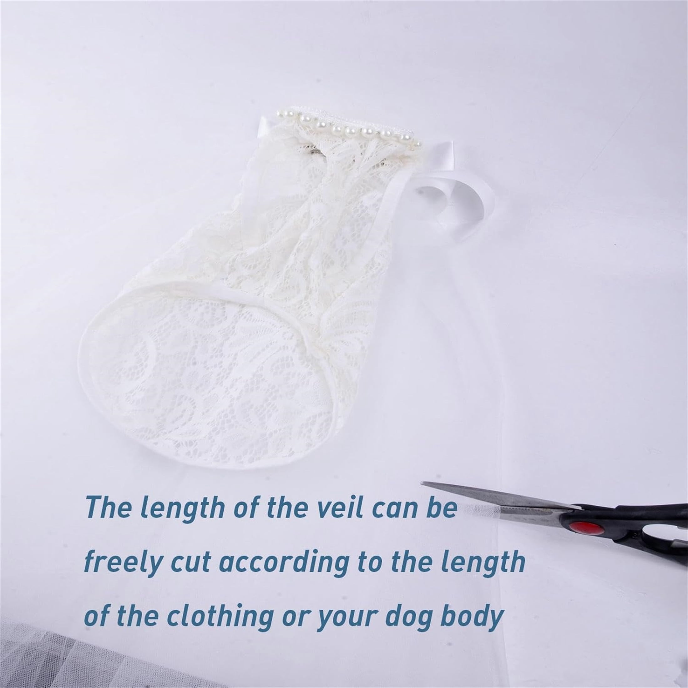 HQREA White Girl Dog Cat Wedding Bride Dress Outfit Luxury Lace Formal Apparel Female Puppy Birthday Princess Dress