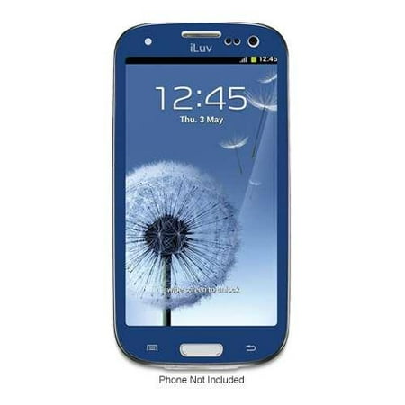 iLuv Deco Film iSS1432BLU Protective Film - For Samsung Galaxy S III, Durable PE
