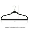 thumbnail image 3 of Furinno FC5171-30 Velvet Suit Hanger Pack of 30 - Black, 3 of 5