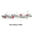 thumbnail image 3 of Christmas Decoration Table Branch Ornaments Simulated Green Plants Christmas Vibes Decoration Flocking Falling Snow Decorations, 3 of 6