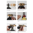 thumbnail image 4 of Adaptador De Buceo Con Válvula DIN, Adaptador De Repuesto Para Tanque De Buceo, aleación De Aluminio Con Manómetro Para Bucear, 4 of 7