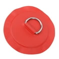 thumbnail image 1 of Sturdy PVC D Ring Patch with Bungee Cord Attachment, Versatile Stainless Steel Attachment Point for Kayak, Inflatable Boat, Board, 1 of 7