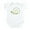 Cloud White, variant on CafePress - Green Snail Infant Bodysuit - Baby Light Bodysuit, Size Newborn - 24 Months
