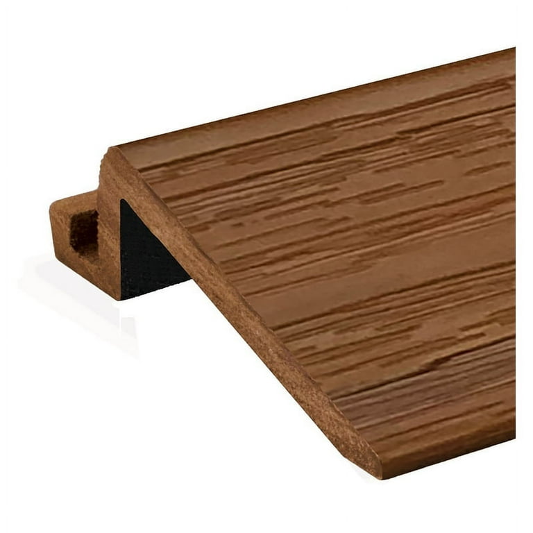 Aura 1 in. H X 24 in. L Prefinished Driftwood Polystyrene Floor Transition Aura 1 in. H X 24 in. L Prefinished Driftwood Polystyrene Floor Transition
