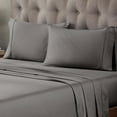 thumbnail image 7 of Ultra Soft Deep Pocket 400-Thread Count Egyptian Cotton Stripe Sheet Set, 7 of 7