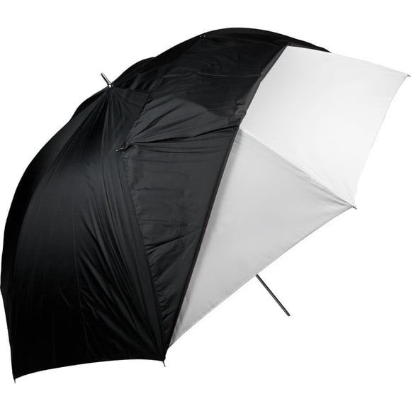 Paraguas Westcott 2021 óptico blanco satinado de 150 cm con funda negra
