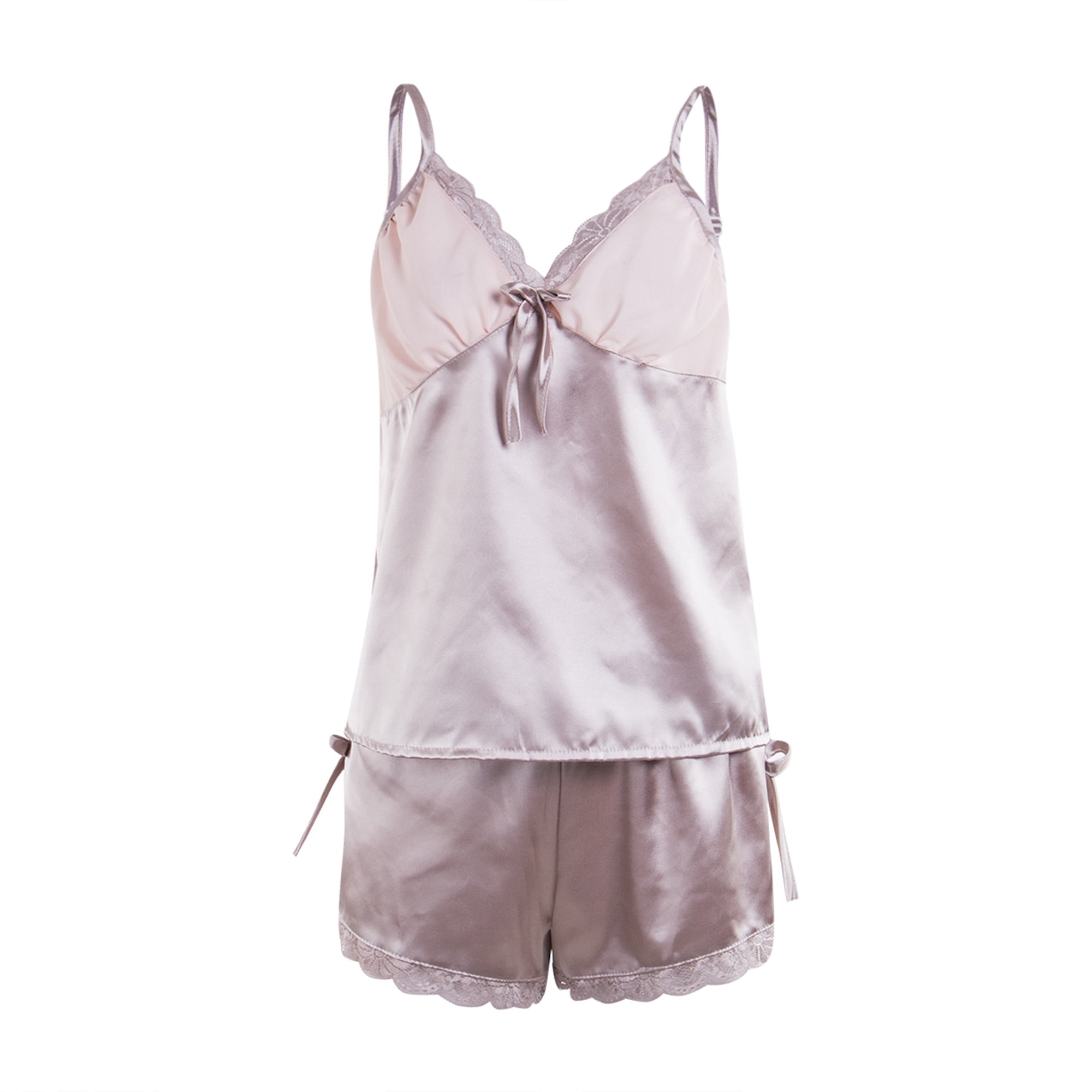 Madjtlqy - Summer Women Pajamas Silk Pijamas Sleepwear ...