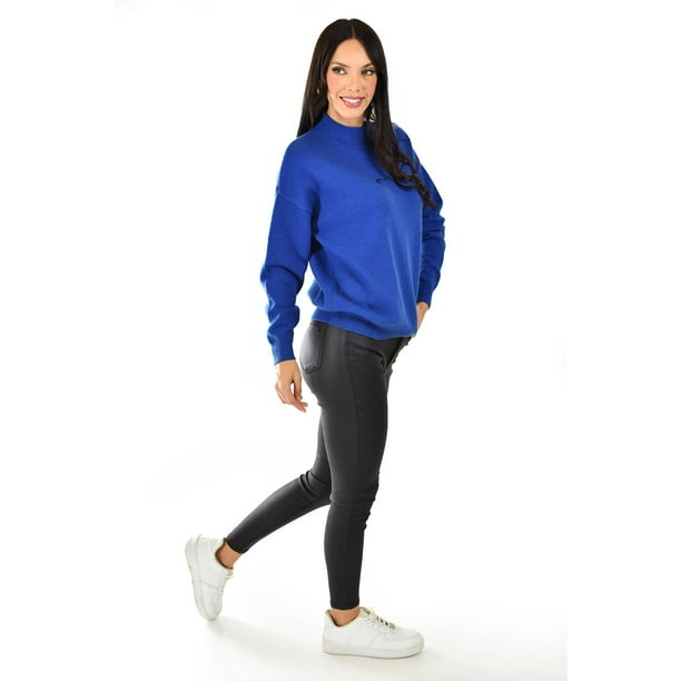 Sueter Azul Camiseta Azul Rey Jersey Azul Outfit Sueter Azul Rey