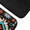 thumbnail image 5 of Renewold Southwest American Tribal Blue Brown Rubber Car Floor Mats Auto Carpet Non-slip Rubber Car Rugs Full Set Universal Fit for Most Vehicles Auto Interior Decor, Set of 4, 5 of 7
