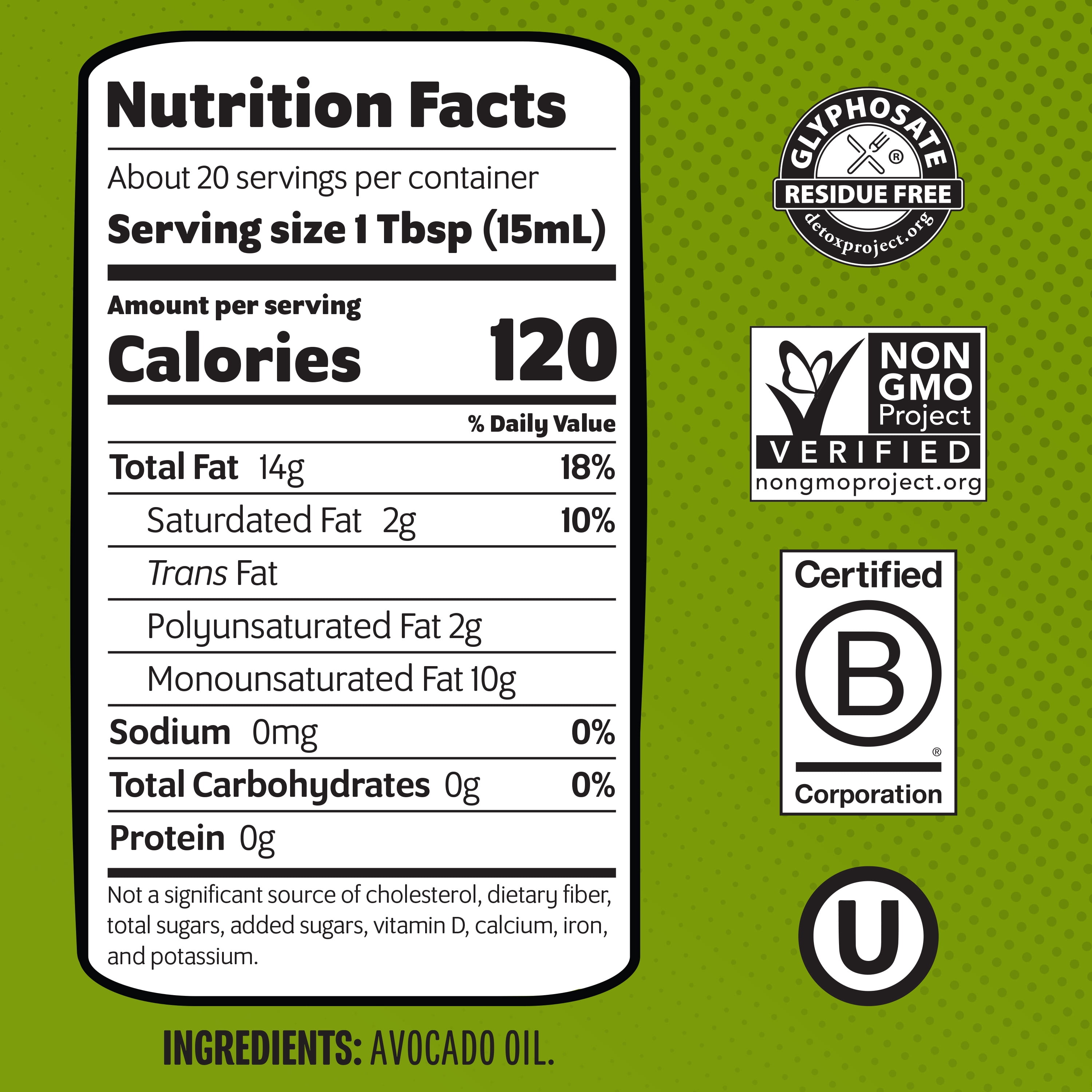 (4 pack) Chosen Foods 100% Pure Avocado Oil 42.3 fl oz