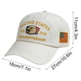 thumbnail image 7 of WKSCLPAI 250 Anniversary Usa Hat, 1776-2026 Star Flag & Eagle Embroidered Patriotic Cap, 250 Year American Anniversary Hat, Adjustable Baseball Cap for Men Women, 7 of 7
