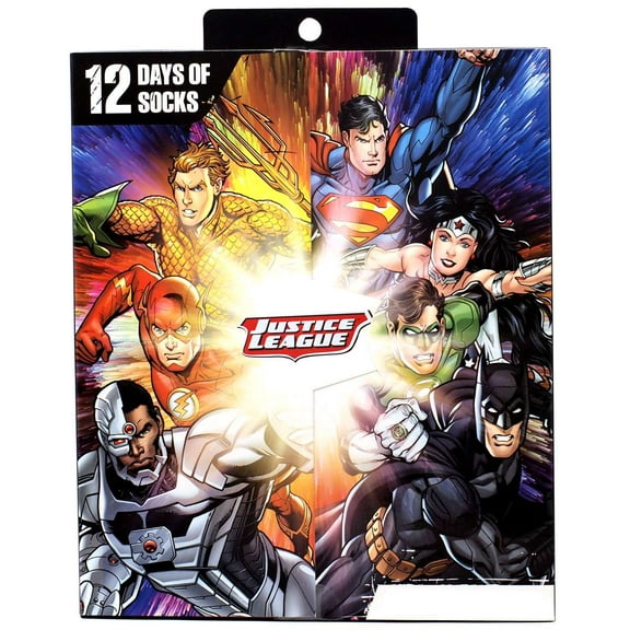 DC Comics 12 Days of Socks Socks 12-Pack (Boys Size: Small)