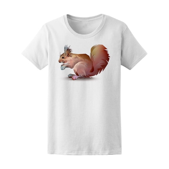 Abstract Squirrel Tee Women's -Image by Shutterstock