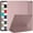 04. Rose Gold, variant on iPad 9.7 Inch 4 3 2 Generation [iPad 4th 3rd 2nd Old Model ] A1458 A1416 A1395 A1458 A1416 A1395 MC705LL/A MD328LL/A MD333LL/A MD510LL/A with Soft Silicone Back and Flip Stand Cover - Pink
