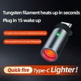 thumbnail image 6 of HOARBOEG Mini USB-C Rechargeable Arc Lighter, Windproof Electric Plasma Lighter, Portable Flameless Butane Lighter Alternative for Outdoor, Camping, Car, Home, Kitchen, Candles, Stoves, 6 of 7