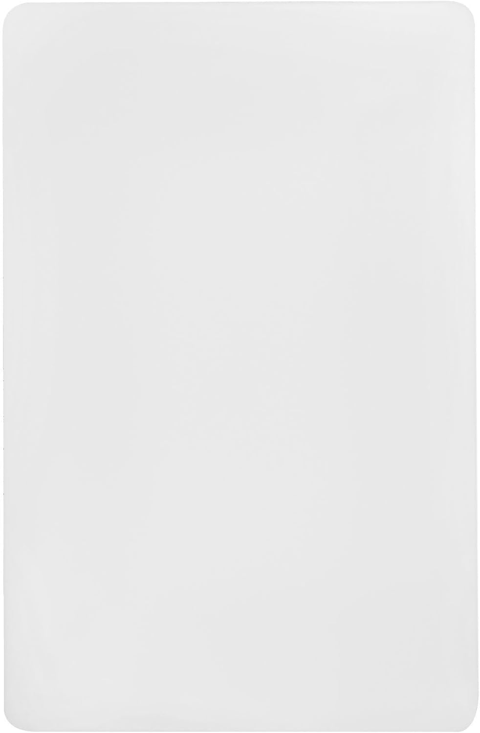 TrueCraftware- 24" x 18" x 1/2" White Plastic Utility Cutting Board- Non-Skid Thick Plastic Chopping Board Cutting Boards for Meat & Vegetables Fruits Dishwasher Safe Home Kitchen and Restaurants