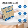 thumbnail image 4 of Laundry Detergent Sheets 3 Pack Up to 180 Loads, Fresh Linen - Great For Travel, Apartments, Dorms, No Plastic, Sustainable, Biode, 4 of 6