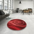 thumbnail image 4 of Ahgly Company Machine Washable Indoor Rectangle Transitional Red Area Rugs, 8' x 12', 4 of 7