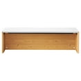 thumbnail image 4 of Modway Kinetic 49" Wall-Mount Wood Office Desk in White and Natural, 4 of 8