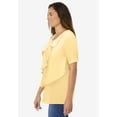thumbnail image 3 of Woman Within Plus Size Ruffle Tee, 3 of 3