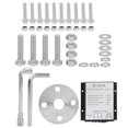 thumbnail image 3 of 100W Wind Generator, Wind Generator Kit Generators & Portable Power Generators Mini Wind Turbines with 5 Blades 12/24/48V Power Generators, 3 of 7