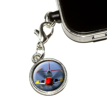 World War 2 II Fighter Plane Aircraft Mobile Phone Charm - No.