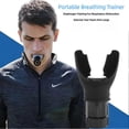 thumbnail image 2 of Adjustable Resistance Breathing Trainer Portable Lung Exerciser Inhale Respiratory Fitness Weight Loss for Men Women, 2 of 5