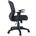 thumbnail image 2 of Computer Work Desk Chair, Black, Fabric, Home Office Business, Modern Contemporary HB34934, 2 of 4