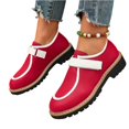 thumbnail image 4 of Women’s Casual Slip on Tassel Loafers Dressy Non-Slip Chunky Sole Leather Womens Casual Shoes Comfortable Walking Shoes Slip On Shoes Women Wide Toe Box Business Loafers Moccasins Comfort Flats 38, 4 of 5