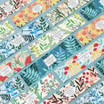 thumbnail image 5 of 90pcs Flower Wrap Tape 9 Styles Cartoon Flower Leaves Soap Paper Labels Crafts Wrapper Sleeves Covers Vertical Tags Soap Paper Tape Band for Handmade Soap Lotion Bars Bath Gift Wrapping, 5 of 9