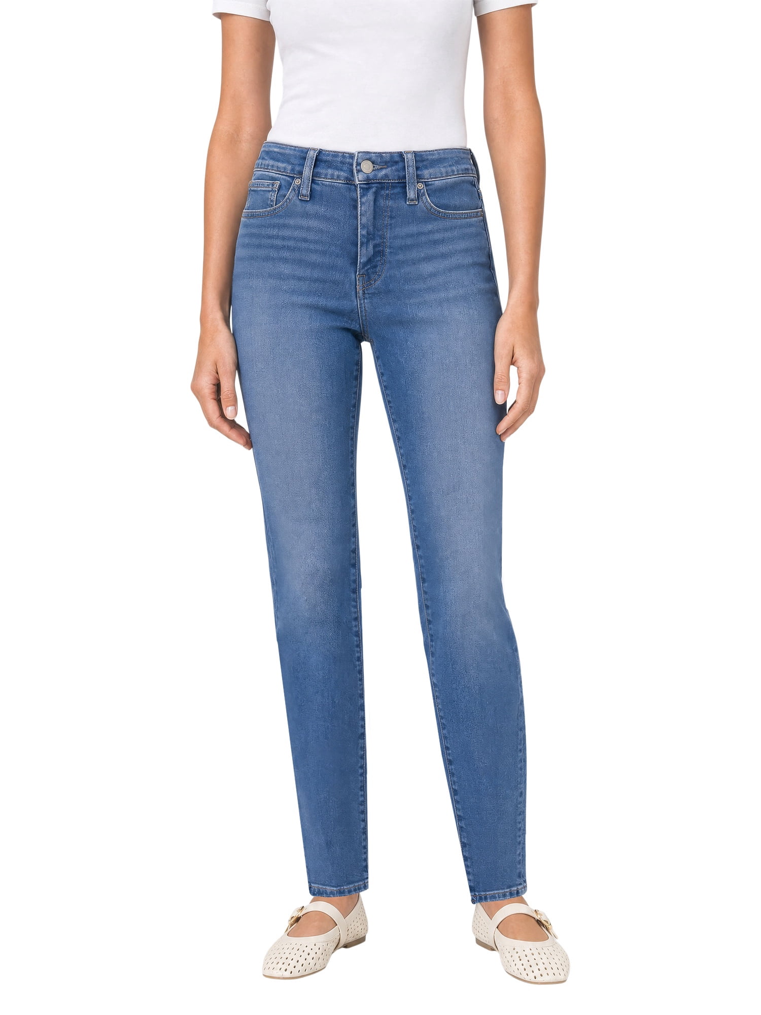 NYDJ Women’s Sheri Slim Straight Jean, Sizes 2-24, featuring Lift Tuck® Technology