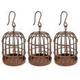 thumbnail image 1 of 3pcs Mini House Birdcage Small Bird Cage Tiny House Bird Cage Mini Birdcage Ornament, 1 of 4