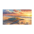 thumbnail image 2 of Haosy Turtle Beach Sunset Bathroom Rugs Non Slip Absorbent Soft Plush Quick Dry Bath Mat, 39"x20", 2 of 8