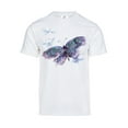 thumbnail image 2 of Gravity Trading Mens Colorful Butterfly Solar Color Changing Short-Sleeve T-Shirt, White Medium, 2 of 2