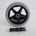 thumbnail image 4 of maytalsory Roue avant de Fauteuil Roulant en PVC 6 Pouces Robuste Lisse pour Accessoires de Roller, 4 of 8