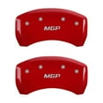 MGP 4 Caliper Covers Engraved Front & Rear MGP Yellow finish black ch