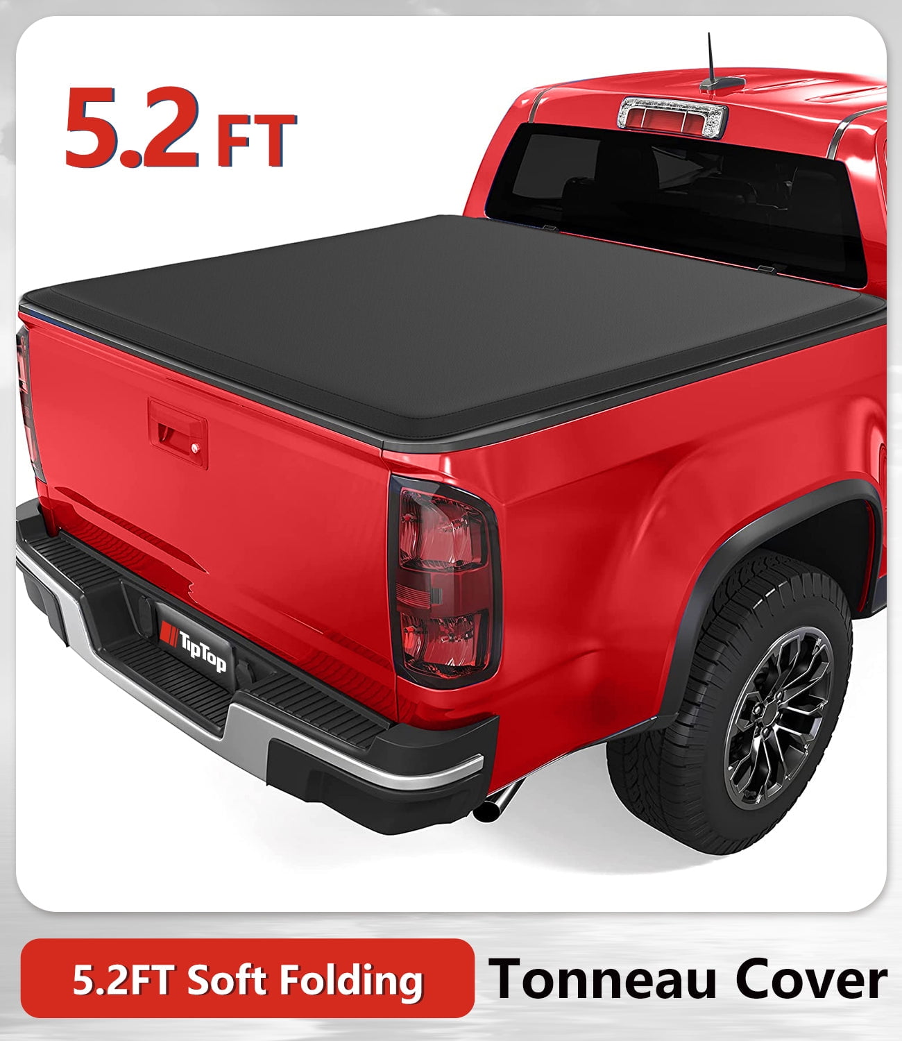 Tiptop Soft Folding Tonneau Cover Truck Bed For 20152023 Chevy