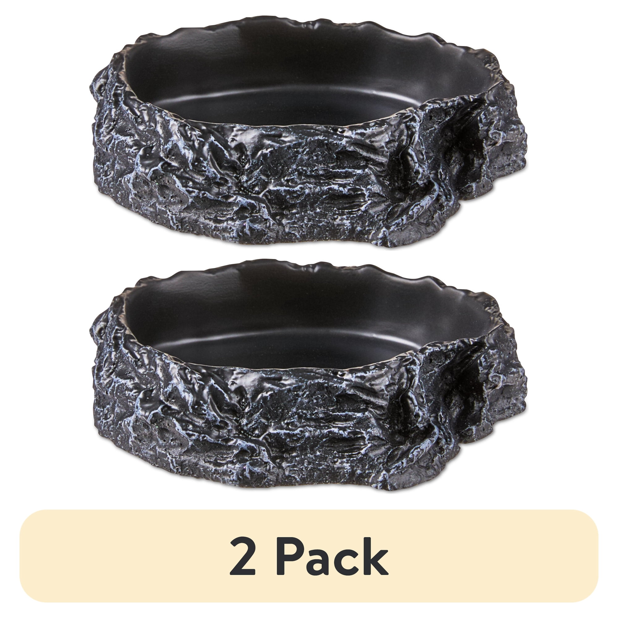 (2 pack) Aqua Culture Reptile Food and Water Bowl