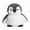 Completely gray, variant on CassandraHayley Penguin Plush Toy – Super Soft and Huggable Stuffed Animal, Cute Baby Penguin Plush Pillow for Sleeping, Cuddling & Home Décor, Perfect Birthday or Christmas Gift