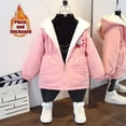 thumbnail image 1 of LOVZFMLL Jackets for Girls Kids's Winter Fleece Jacket 8-10 Years, 1 of 4