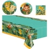 Lion King Birthday Party Tableware Supplies for 24 Guests, Includes Plates, Napkins, and Tablecloths