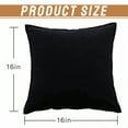 thumbnail image 7 of AUQ 2Pcs Decorative Pillow Covers Dense Pile Pillow Covers 16X16 Easy Open/Close Pillow Covers Style4, 7 of 7