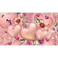 thumbnail image 1 of Pink Love Heart 5D DIY Full Drill Diamond Painting, 1 of 3