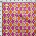 thumbnail image 4 of oneOone Velvet Fuschia Pink Fabric Check Sewing Craft Projects Fabric Prints By Yard 58 Inch Wide, 4 of 4
