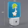 thumbnail image 2 of Naloa Goose Holding an Umbrella Night Lights Plug into Wall, Dusk to Dawn Sensor Warm White Led Night Light 0.5W, Nightlight suit for Adults, Bedroom, Bathroom, Hallway, Kitchen, 2 of 5
