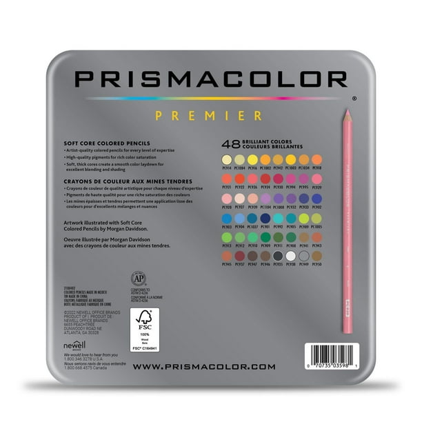 Prismacolor Premier Coloured Pencils, Soft Core, Assorted - Walmart.ca