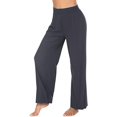 thumbnail image 4 of Cyber of Monday under 10.00 LYXSSBYX Womens Pajama Pants Clearance Womens Casual Solid Color Comfortable Pajamas Wide Leg Pants Long Yoga Pants, 4 of 7