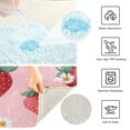 thumbnail image 6 of IAUYY Set of 2 Inch Bath Mat Thick Soft Plush Shower Mat TPR Backing Material Non Slip Bath Mats for Bathroom for Tub Shower Hotel Strawberry, 6 of 9