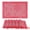 Red, variant on Unique Bargains 6Pcs Plastic Placemats Table Mats Red 17.7" x 11.8"