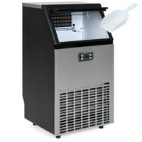 Best Choice Products Portable Stainless Steel Commercial Ice Maker w Scooper, Timer & Auto Clean, Produces 99lbs Daily by Best Choice Products